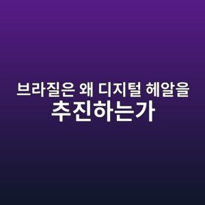 브라질은 왜 디지털 헤알을 추진하는가 - Generated Thumbnail